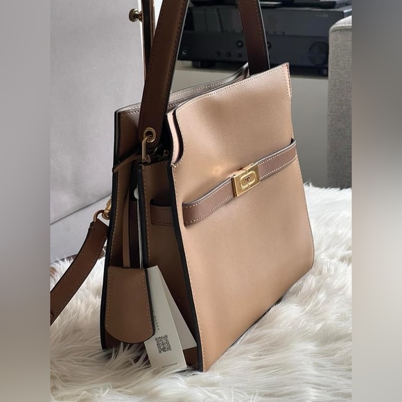 💰SOLD - 75182 - Tory Burch Small Lee Radziwill Double Bag - Picture 2 of 14